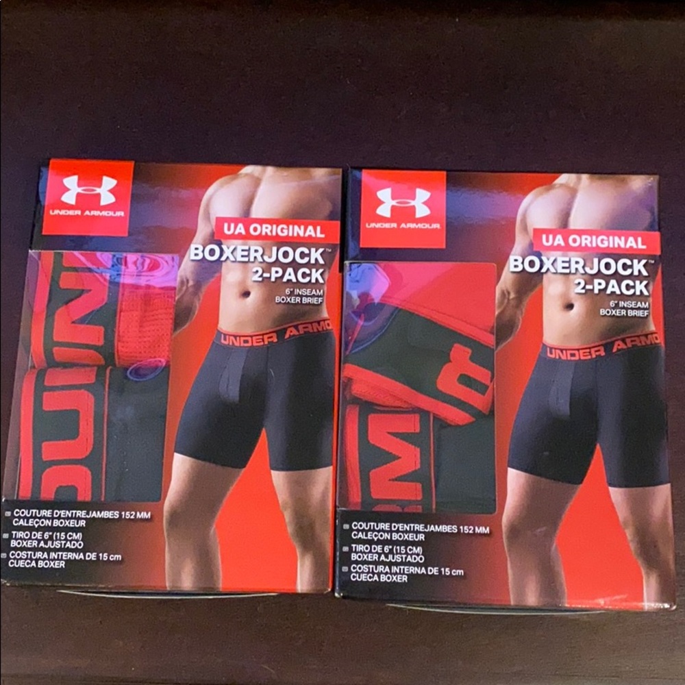 Under Armour BoxerJock 2-Pack Size Medium